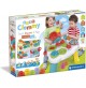 Clementoni- Soft Clemmy-Touch, Discover & Play Sensory Table-Tavolino Bambini 10 Mesi con Mattoncini Morbidi, Costruzioni Prima Infanzia-Made in Italy, Multicolore, One Size, 17704